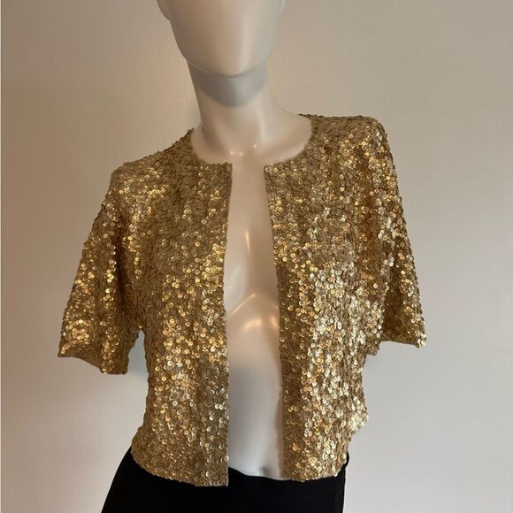 Vintage Gold Sequin Women's - Picture 2 of 7